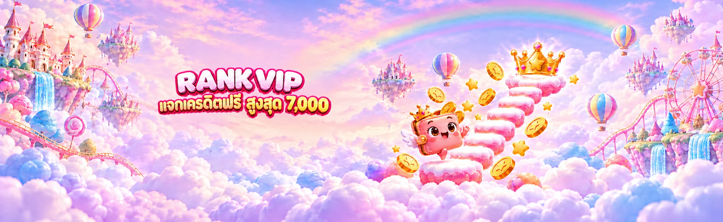 RANK VIP แจกเครดิตฟรี สูงสุด 7,000